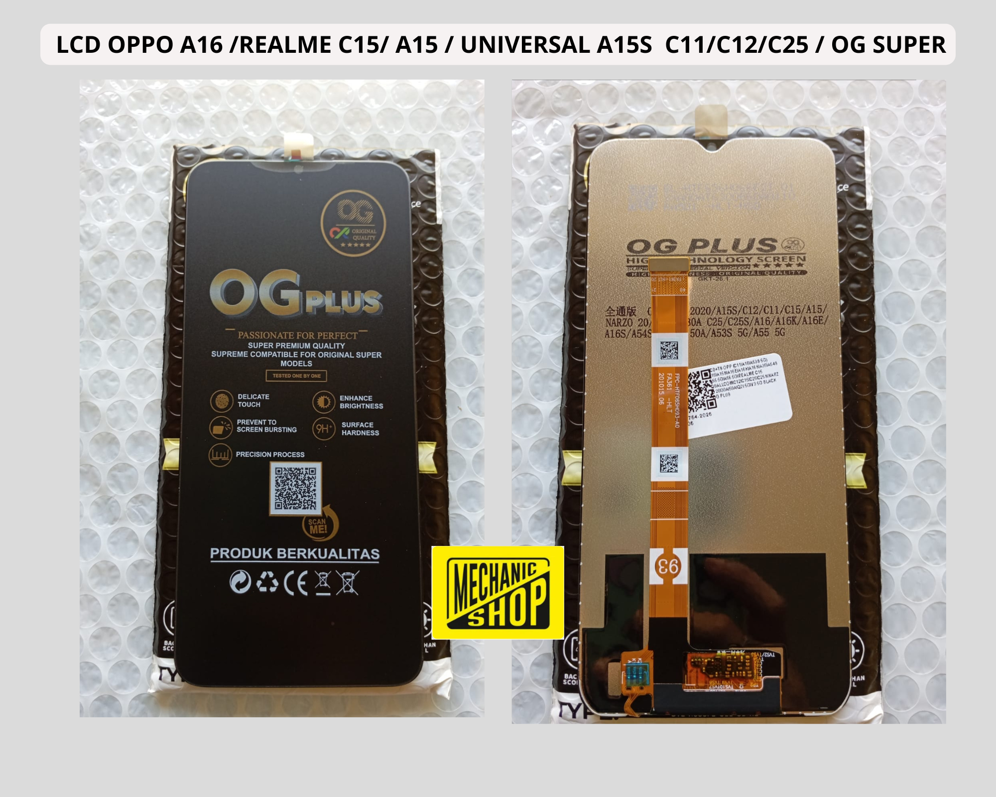 LCD Oppo A16 – sparepart handphone Mechanic Shop